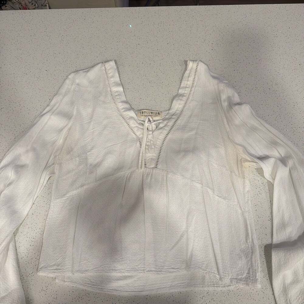 Idyllwind Cedar Lace-Up Top,